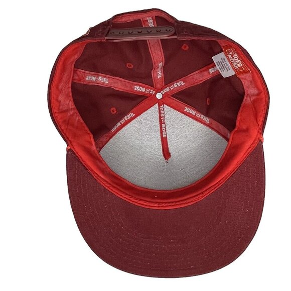 TOES on the NOSE Cap Hat Red Cord Logo So California Surf Surfer Beach sz OSFA - Picture 8 of 8
